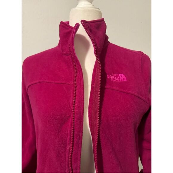 The North  Face hot pink full zip sweater SP - Picture 7 of 8